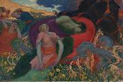 Rupert Bunny The Rape of Persephone oil painting on canvas